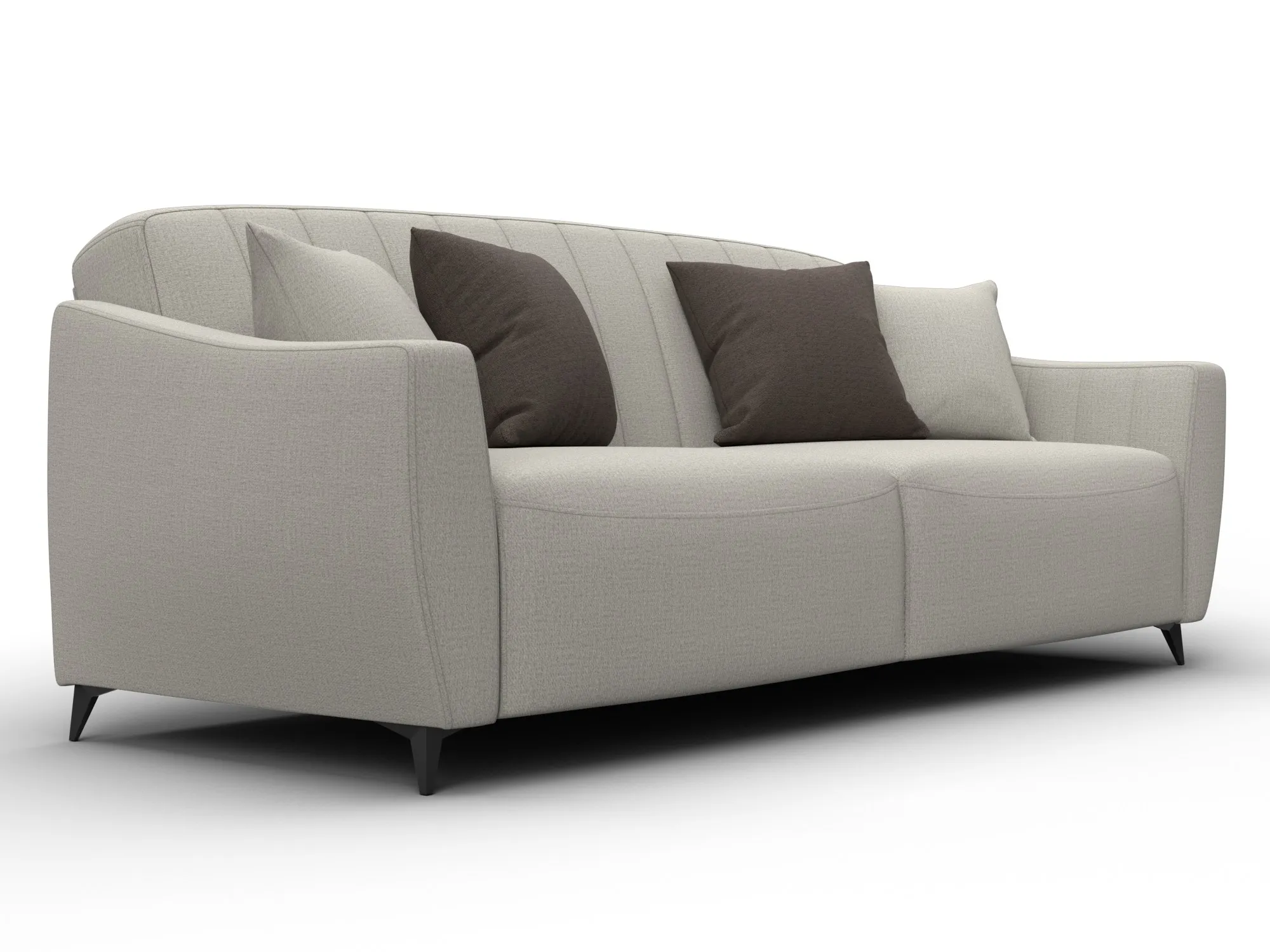 Диван-книжка Лига-095 НПБ ( Амур 02 бежевый )