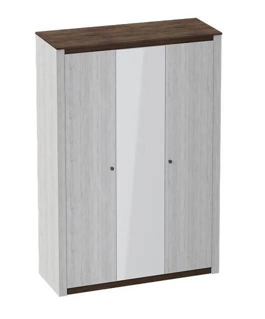 Шкаф трехдверный с зеркалом Даллас