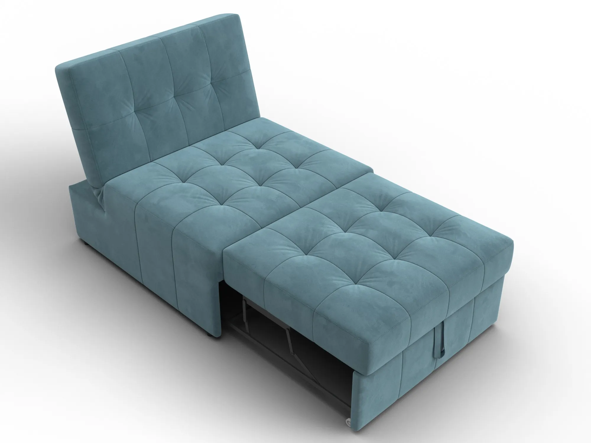 Кресло-кровать Лига-107 (80) ( SEVEN 113 бирюзовый )