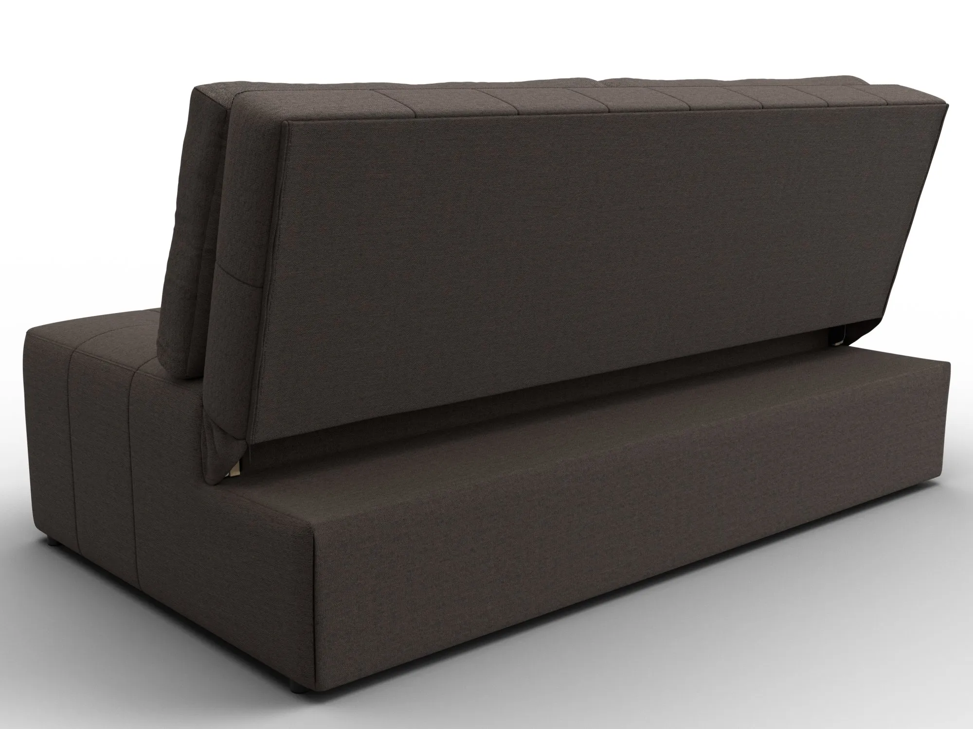 Диван прямой Лига-107 (160) ( Амур 05 коричневый )