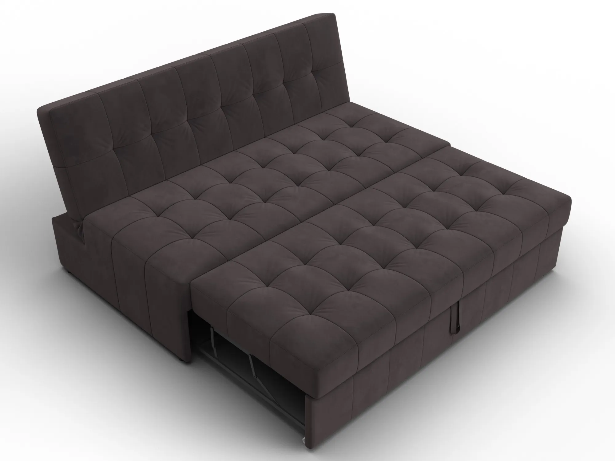 Диван прямой Лига-107 (160) ( SEVEN 727 коричневый )