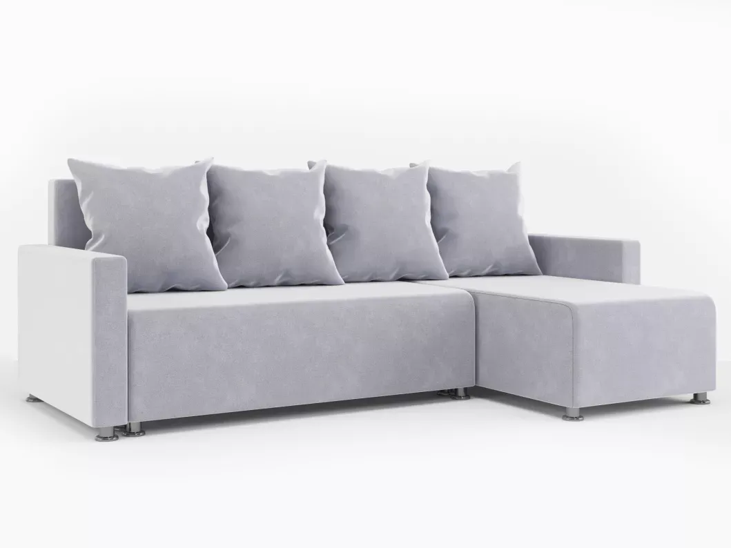 Угловой диван Таити Светло-серый