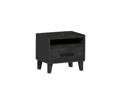 Тумба прикроватная Айрис 41 Антрацит/Креатель