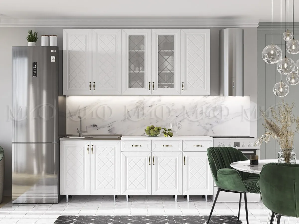 Кухня Ирина 2,0/900 белая