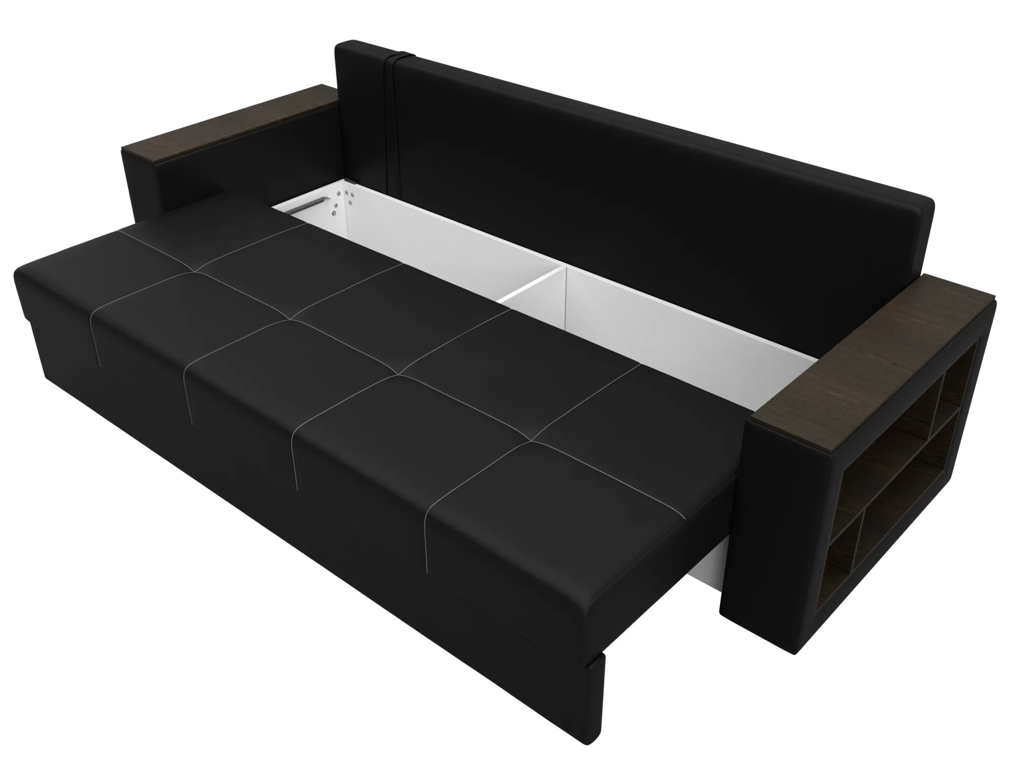 Диван прямой Дубай Лайт ( Черный )