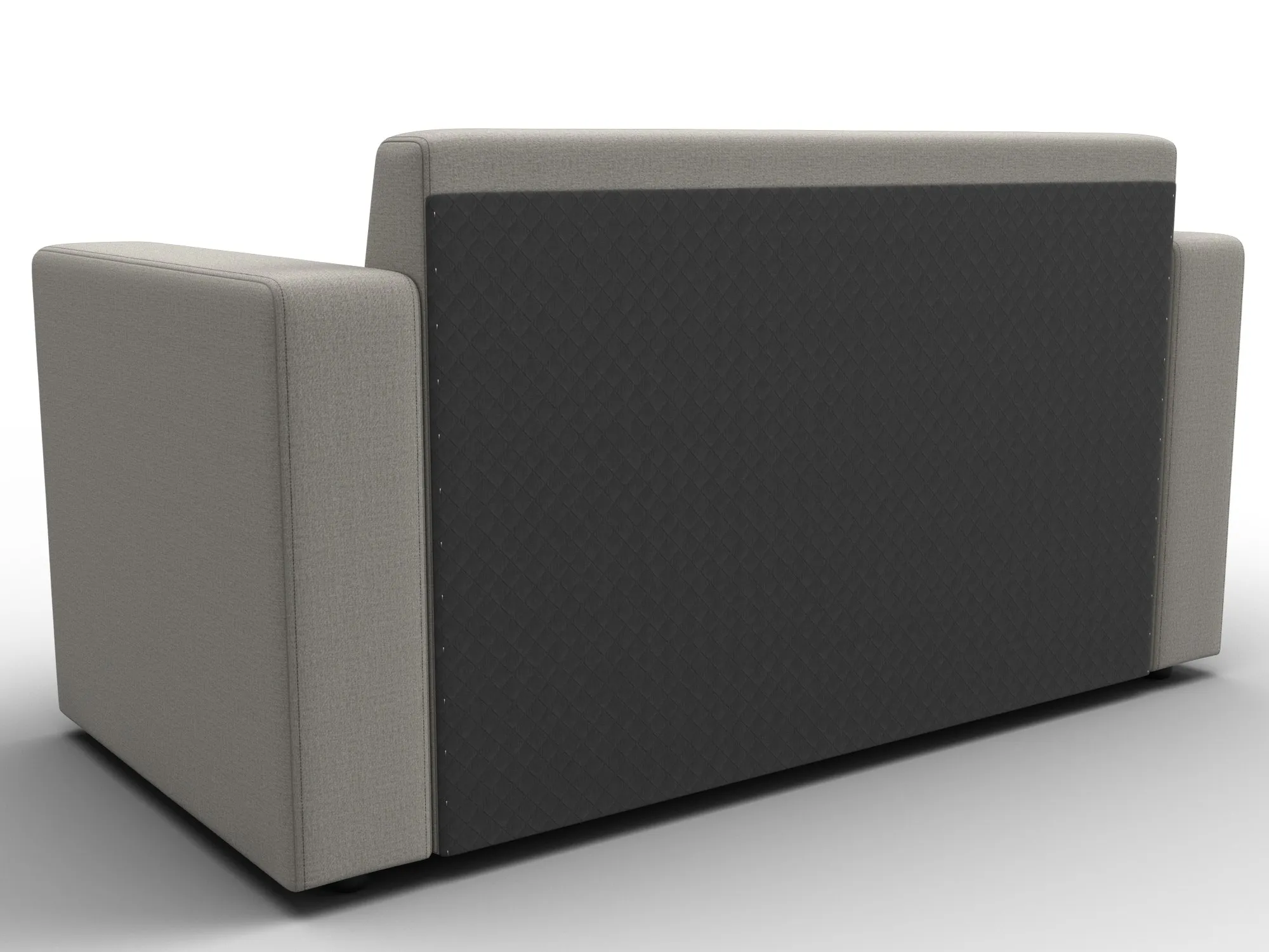 Диван прямой Лига-093 ( Амур 02 бежевый )