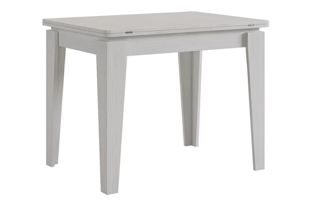 Стол обеденный раскладной Фантазия белый рамух