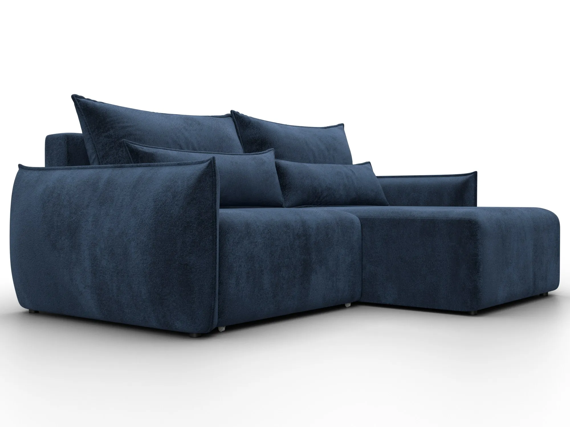 Диван угловой Лига-051 НПБ угол универсальный ( TOWER 13 синий )