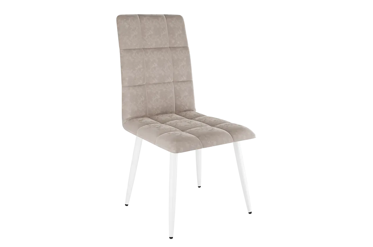 Стул Турин 2 мокко (велюр)/белый