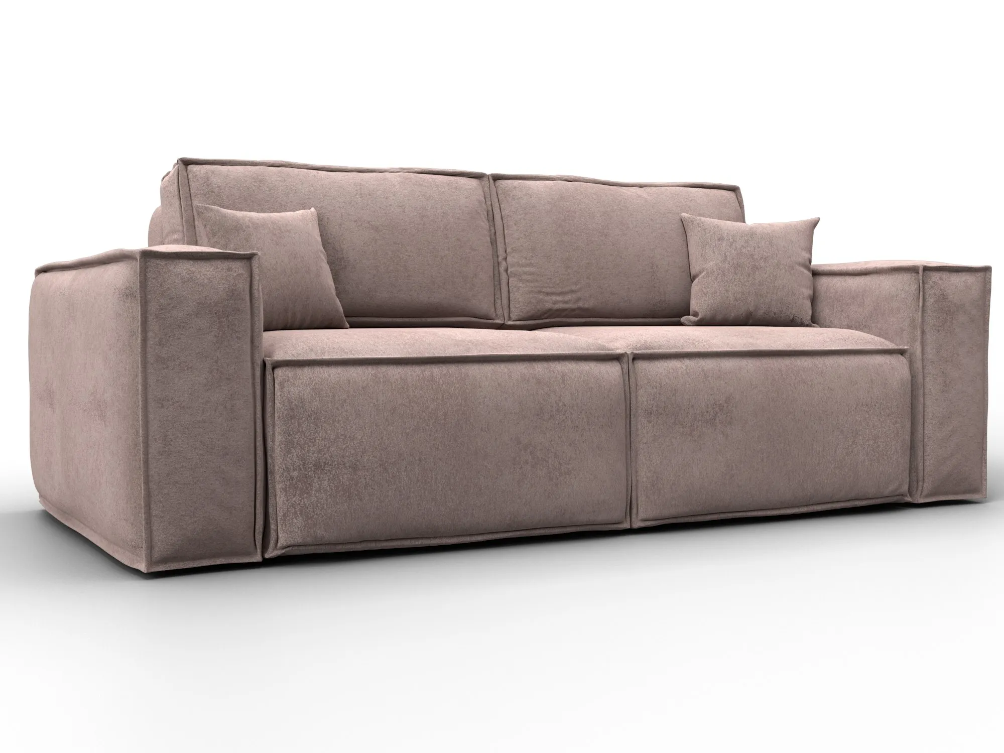 Диван прямой Лига-081 НПБ ( TOWER 05 бежевый )