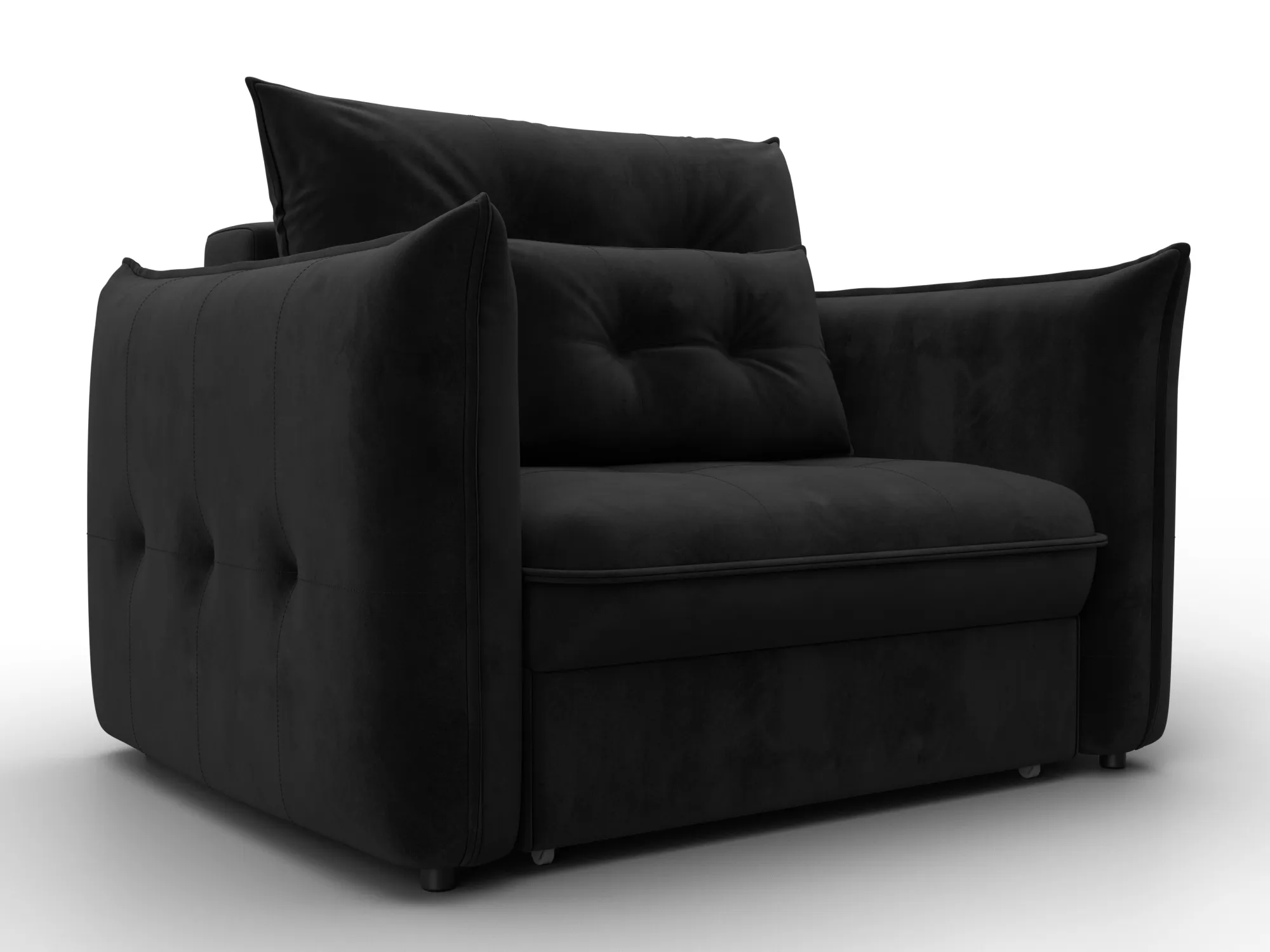 Кресло Лига-100 НПБ ( SEVEN 35 черный )