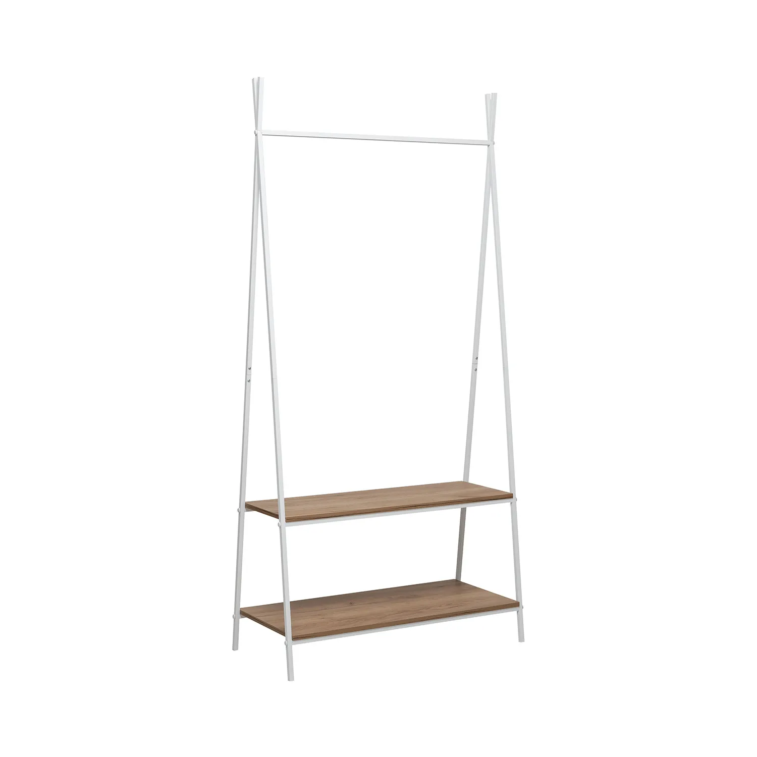 Вешалка гардеробная Leset Стилвуд 22 (Белый/Дуб крафт золотой)