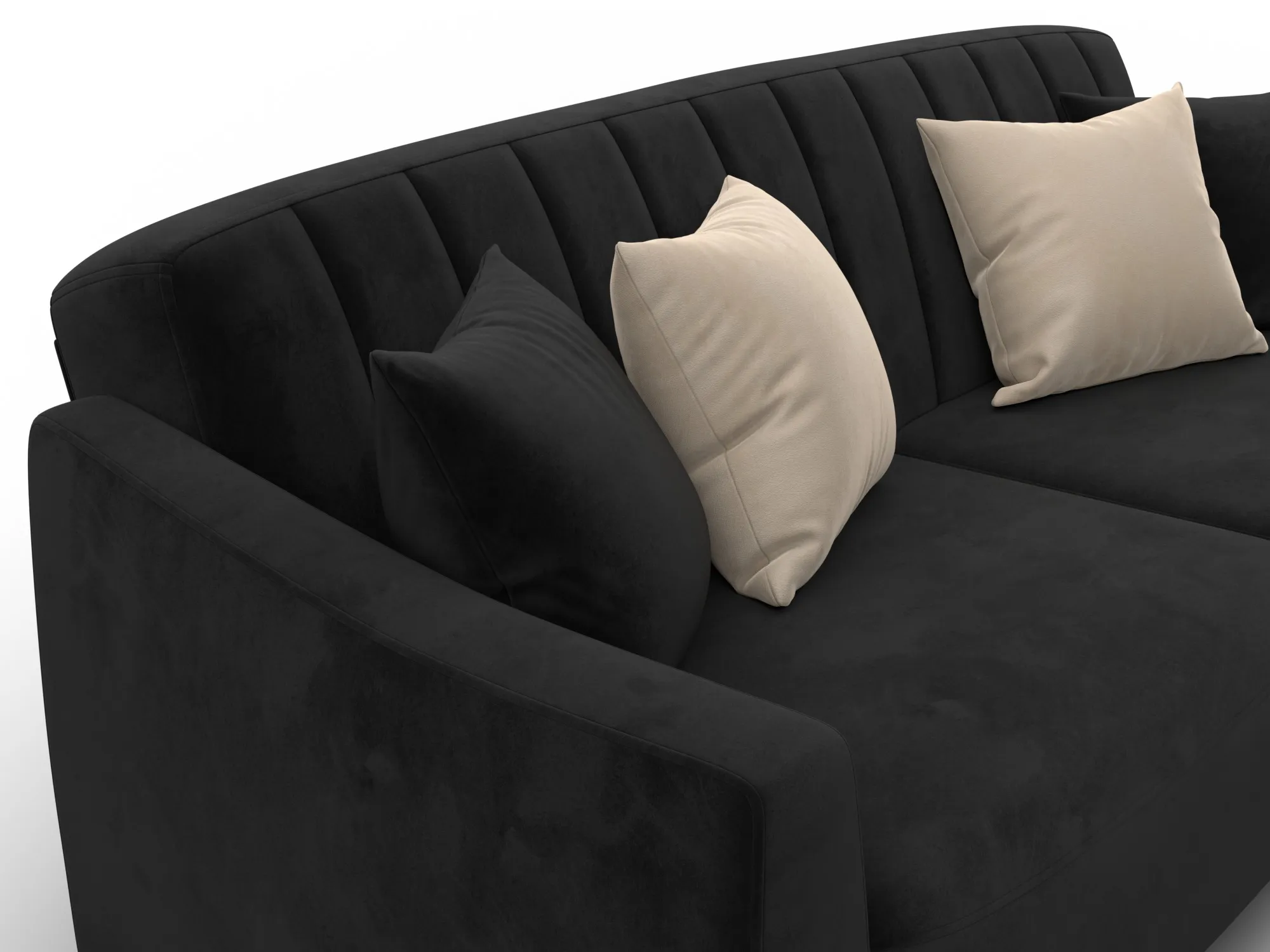 Диван-книжка Лига-095 НПБ ( SEVEN 35 черный )