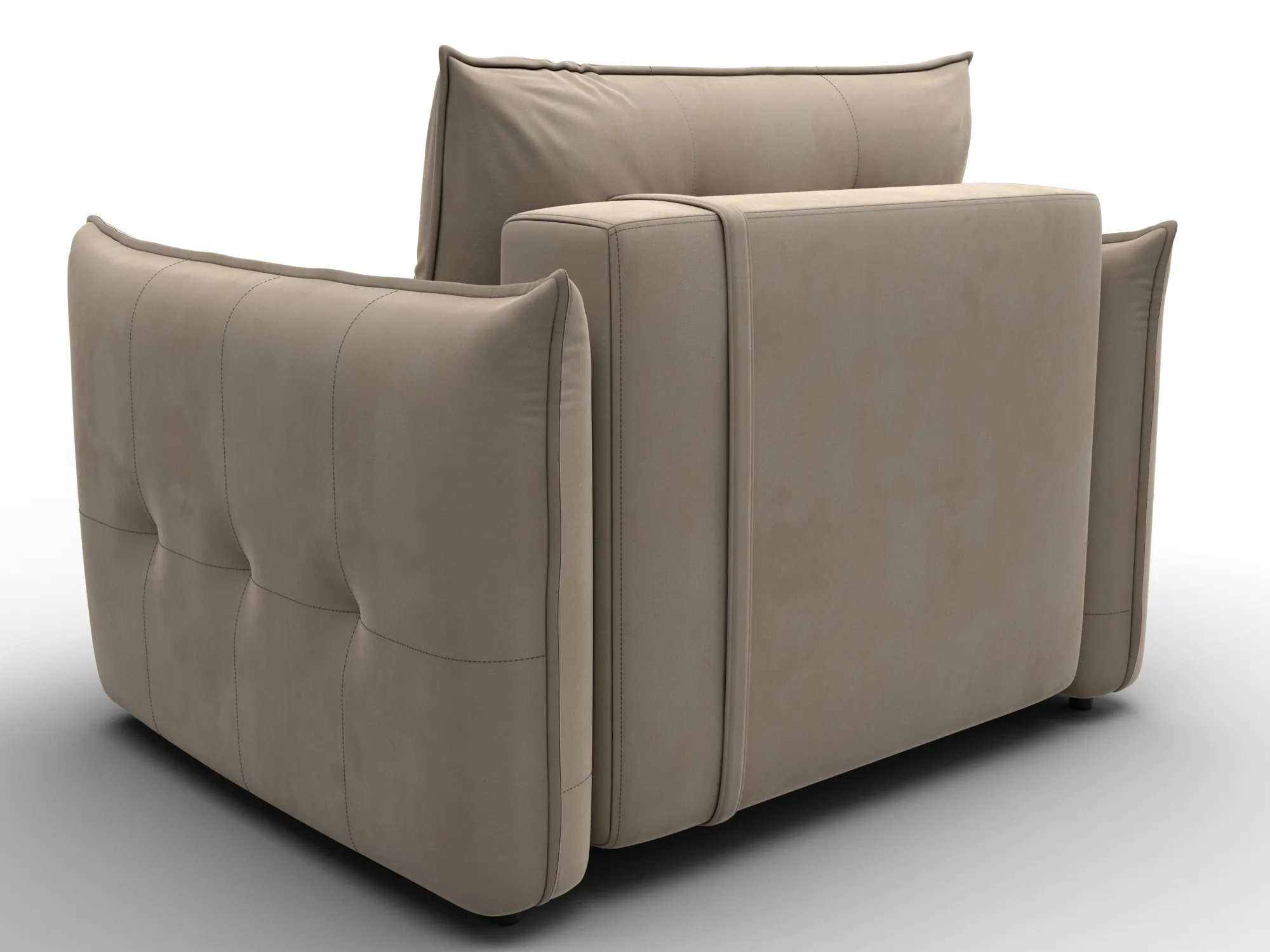 Кресло Лига-100 НПБ ( SEVEN 729 бежевый )