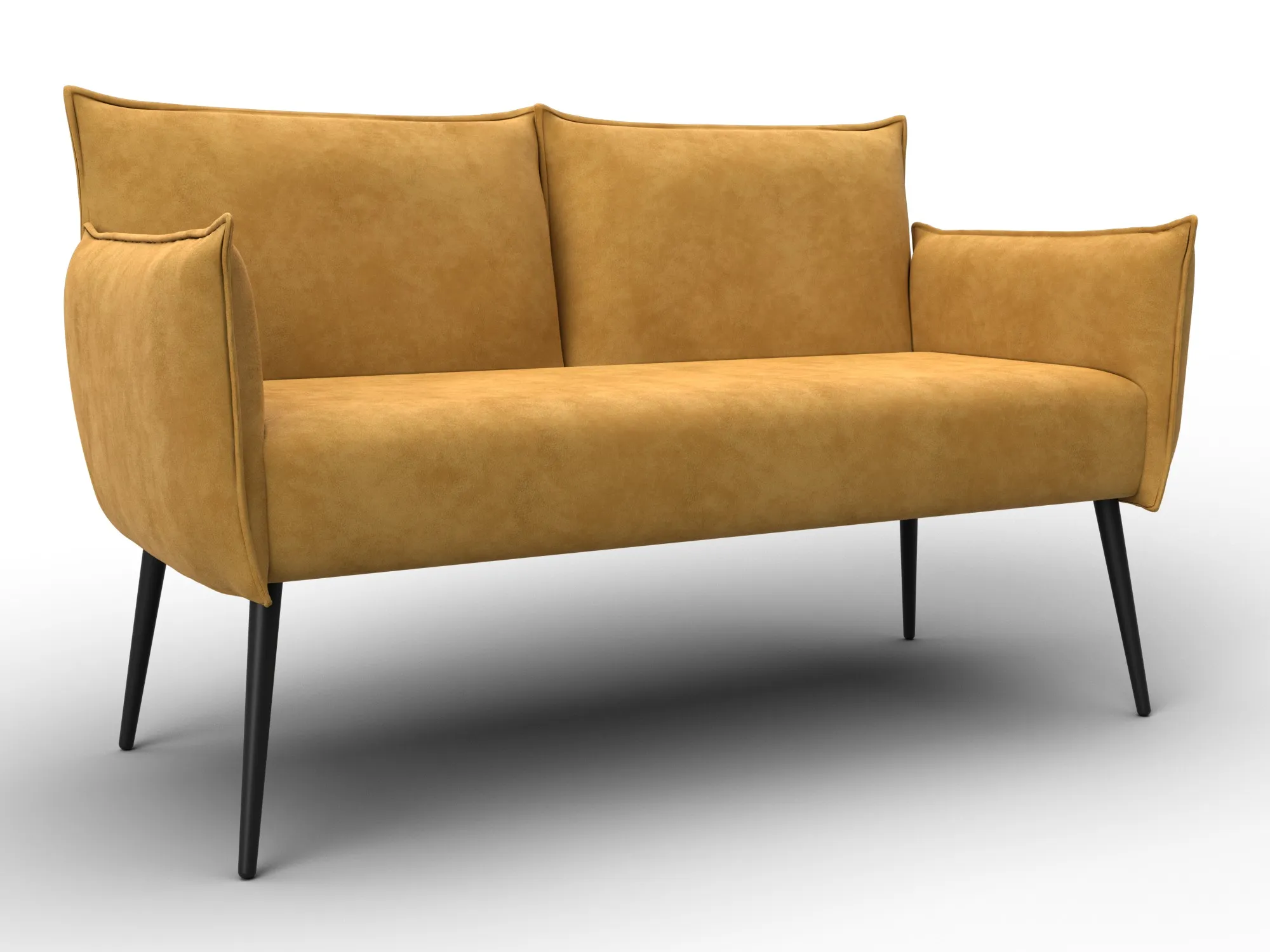 Диван прямой Лига-083 ( BRUT 10 желтый )