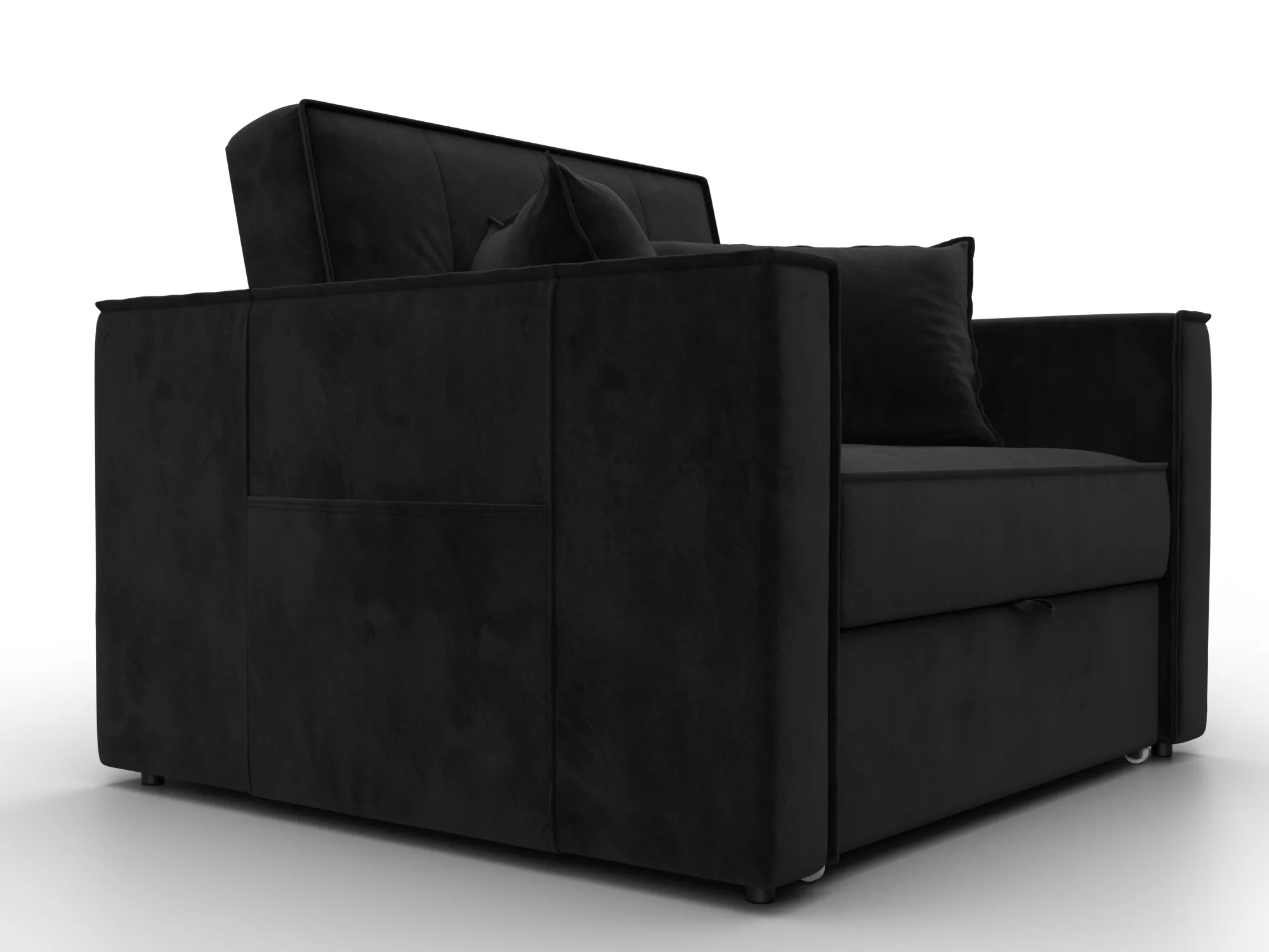 Кресло-кровать Лига-104 (80) ( SEVEN 35 черный )