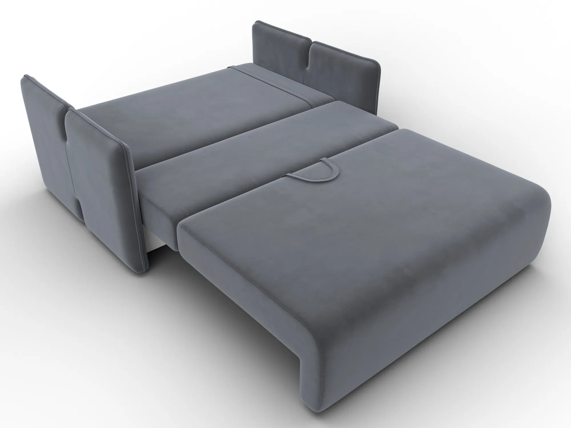 Диван прямой Лига-117 ( SEVEN 17 серый )