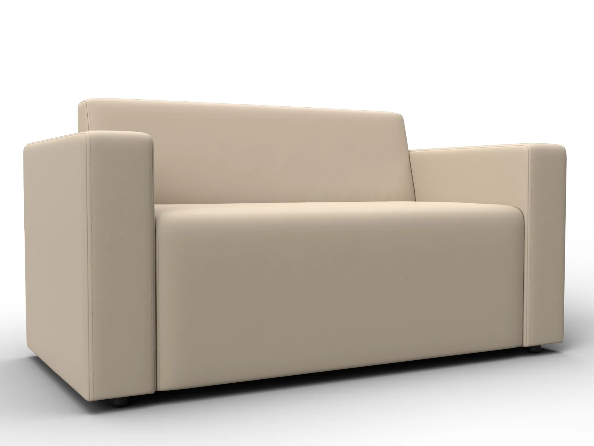 Диван прямой Лига-093 ( Бежевый )