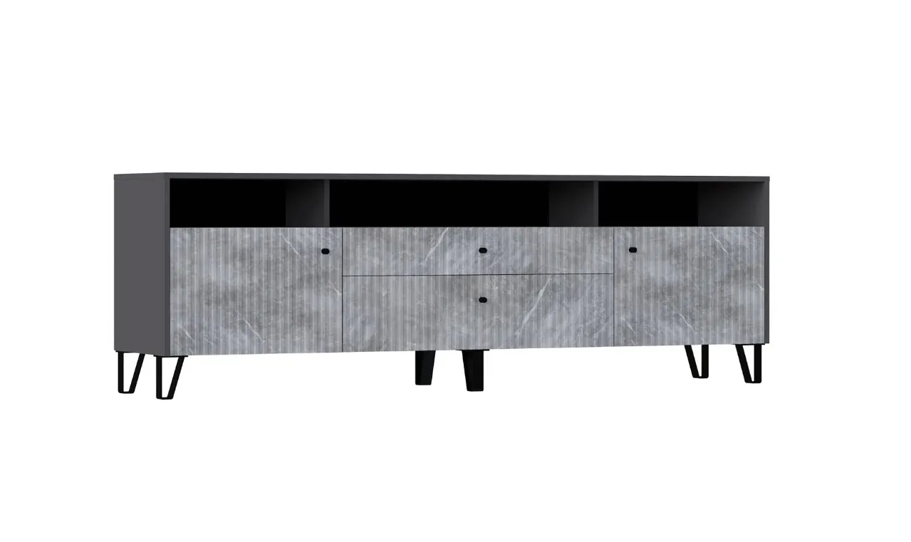 Тумба ТВ Оливия (мрамор глянец)