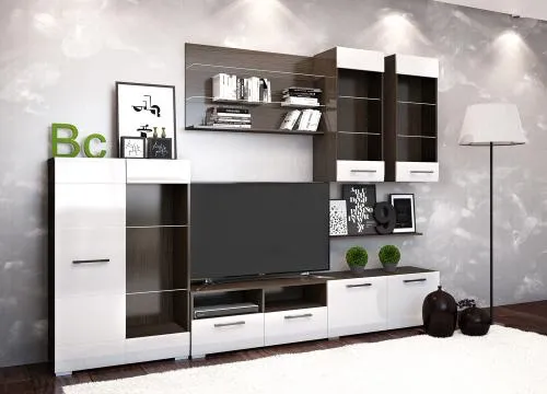 Гостиная Ненси-3 и стеллаж