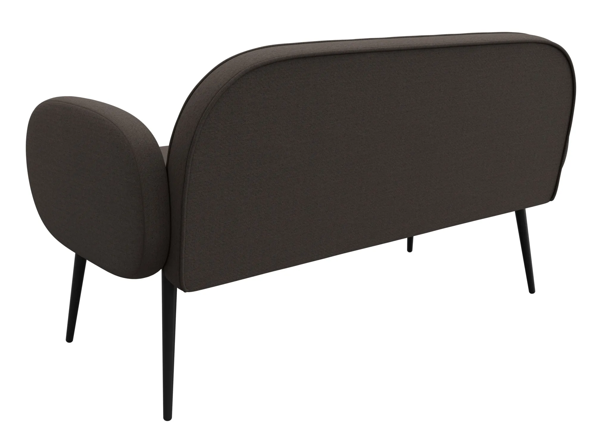 Диван прямой Лига-086 ( Амур 05 коричневый )