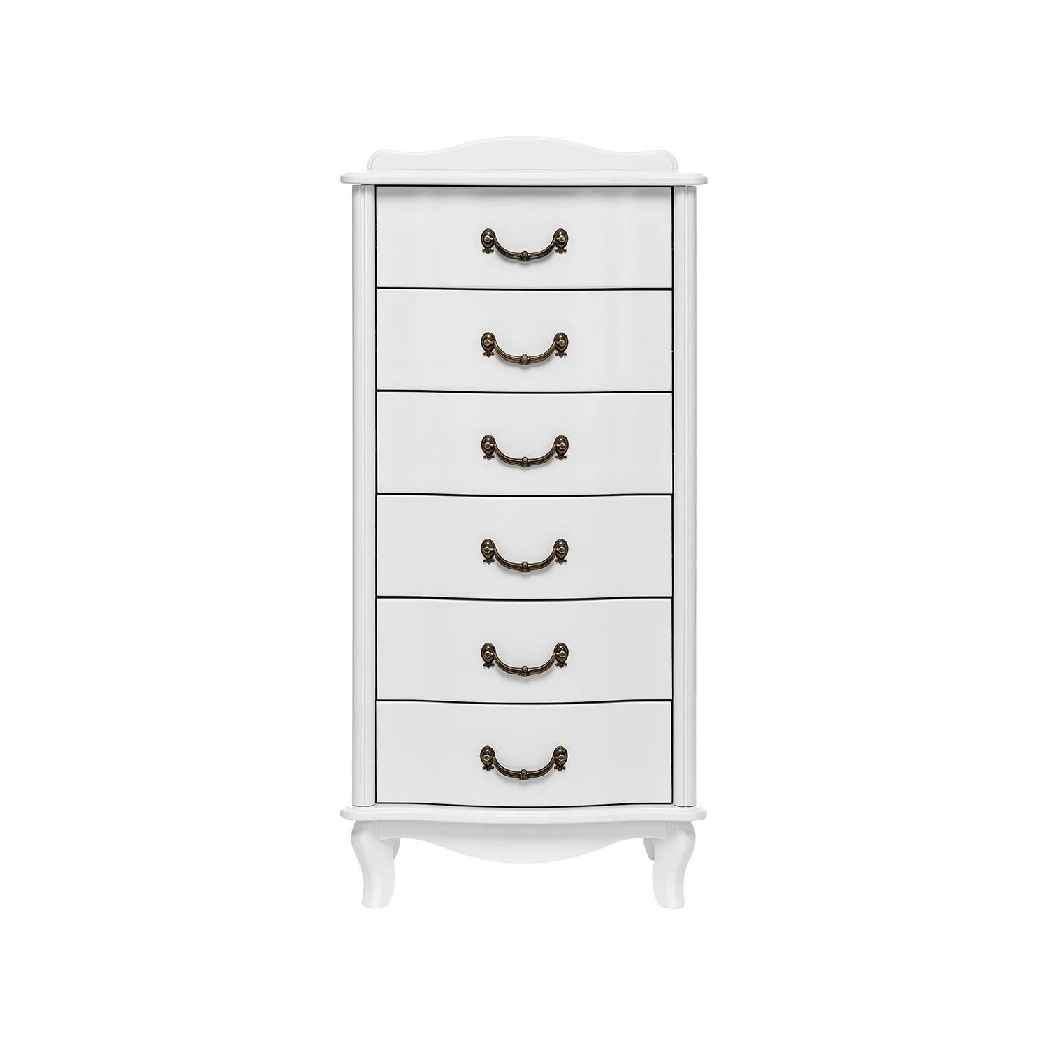 Комод Leset "Джульетта" узкий (6 ящ.) (Молочный дуб)