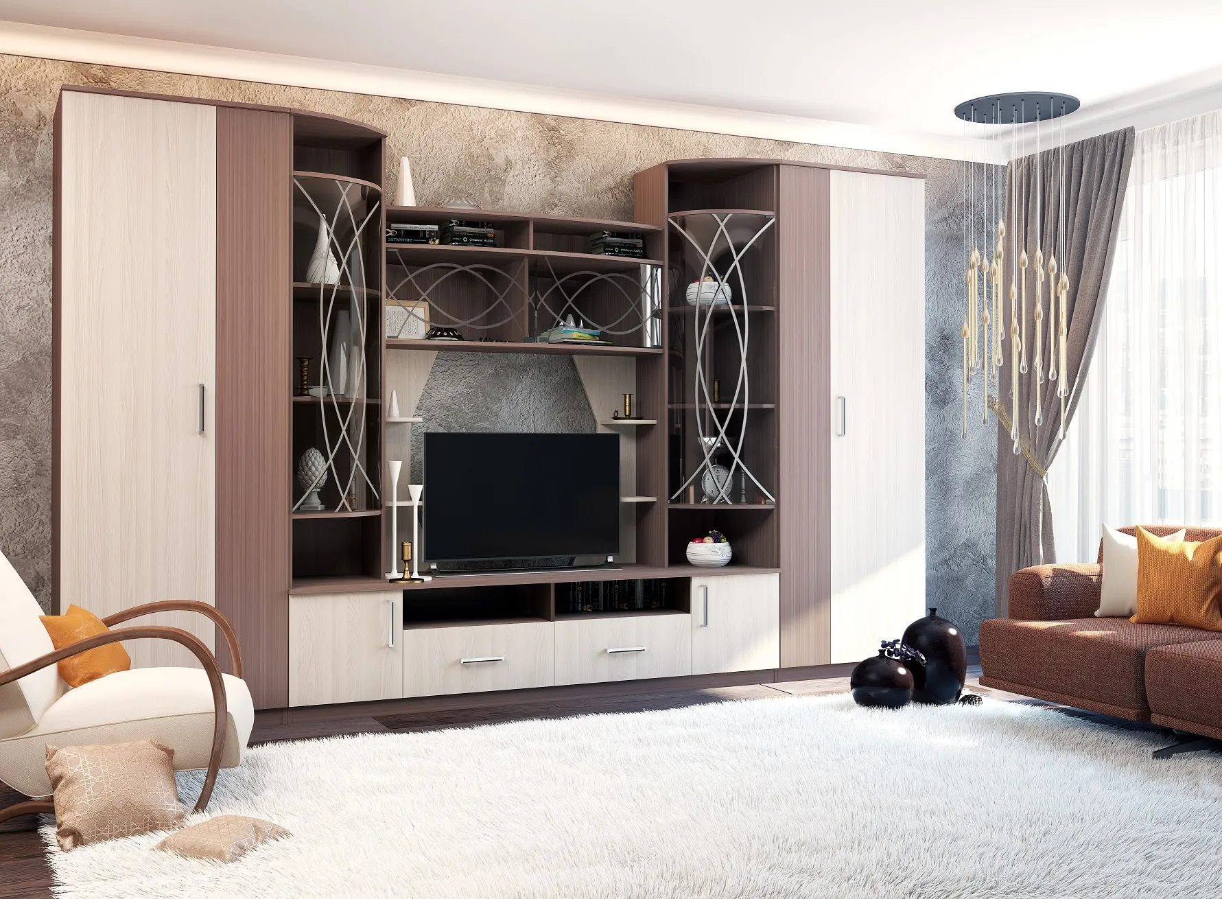 Гостиная Атланта (ясень)