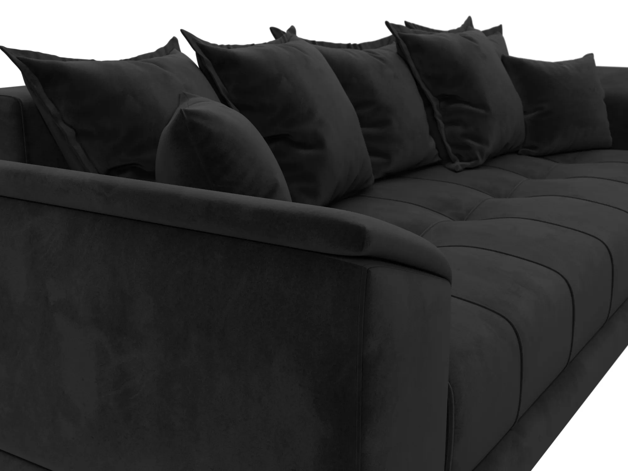 Диван прямой НордСтар НПБ ( SEVEN 35 черный )