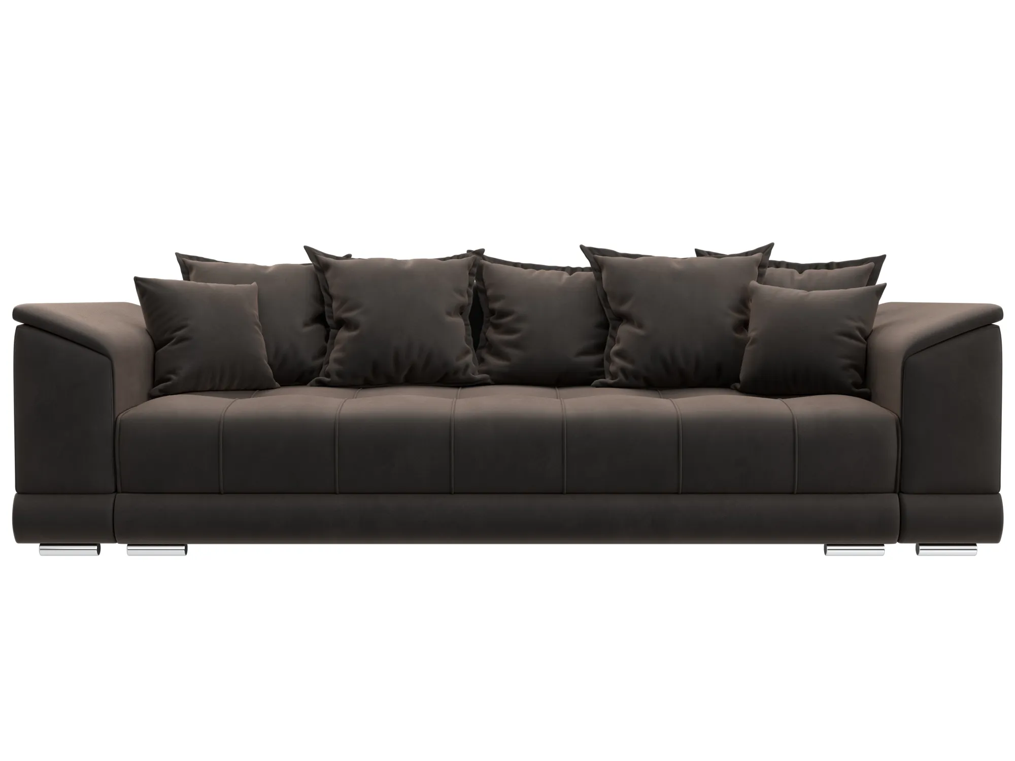 Диван прямой НордСтар НПБ ( SEVEN 727 коричневый )