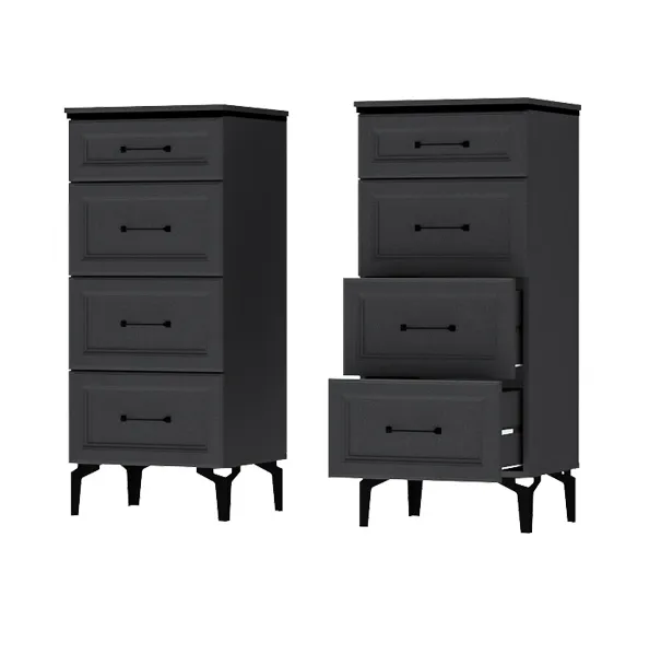 Комод К-4 Шарм Антрацит