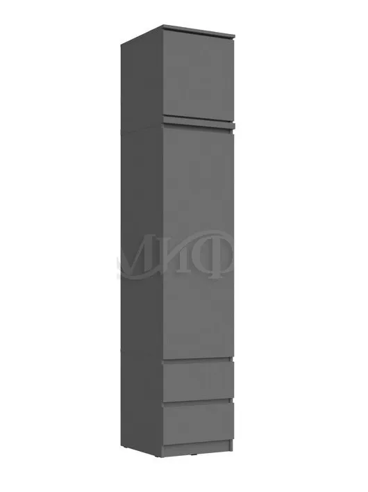 Пенал Челси 450 с антресолью (графит)