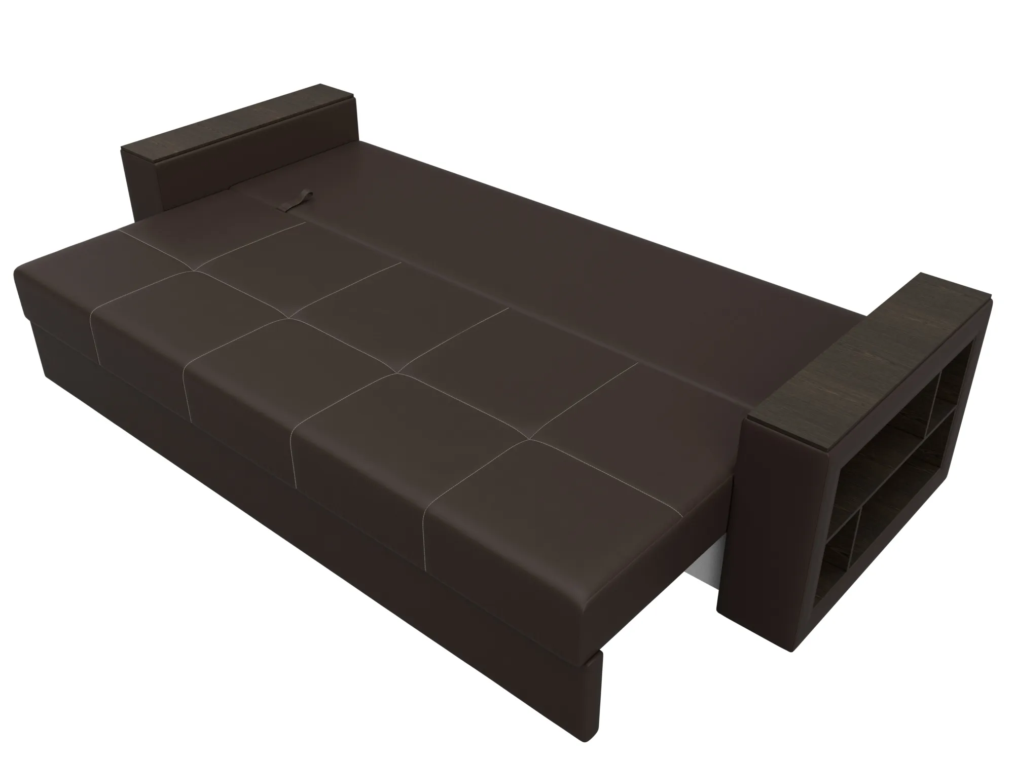 Диван прямой Дубай Лайт ( Коричневый )