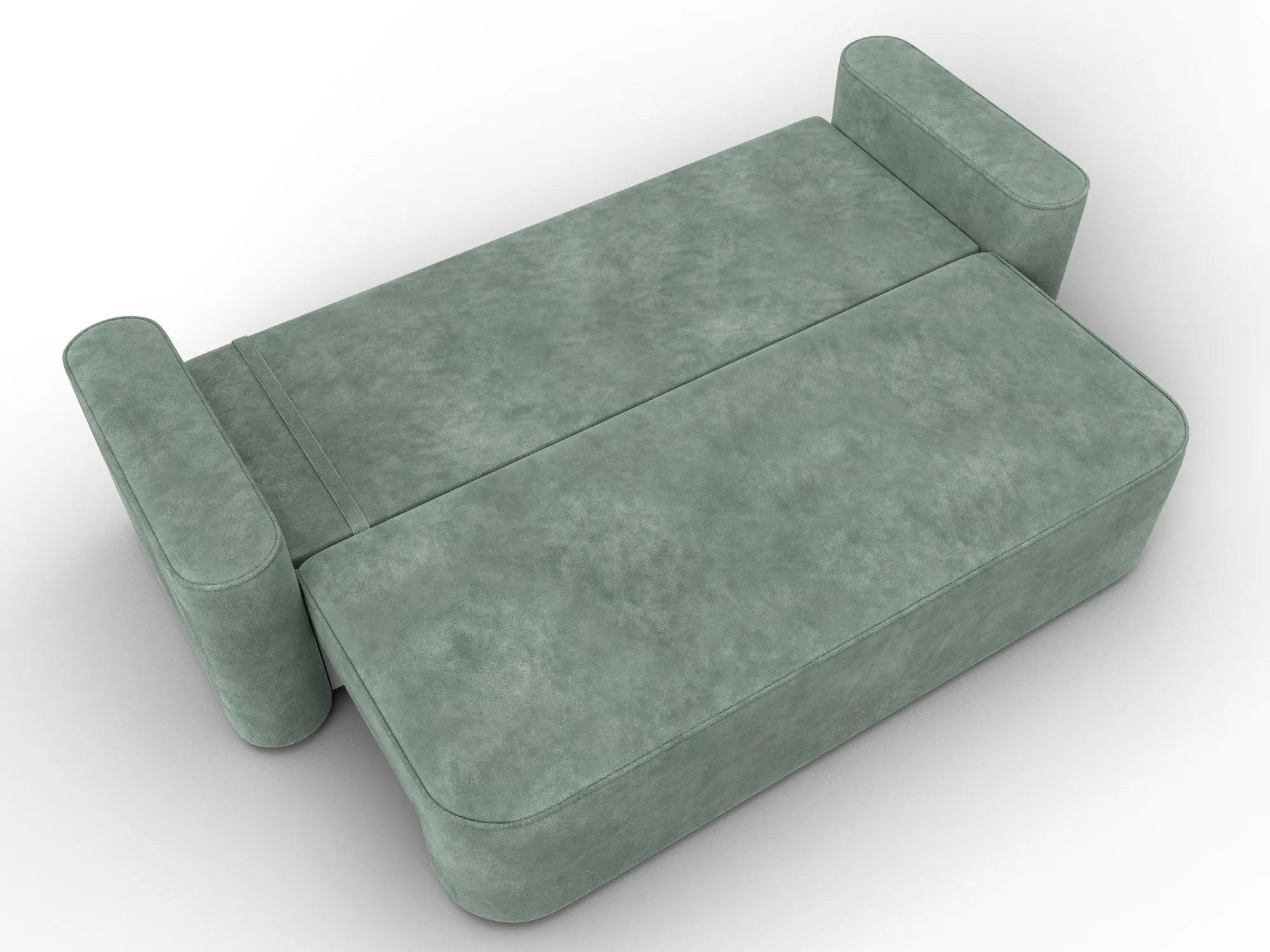 Диван прямой Лига-118 НПБ ( BRUT 08 зеленый )