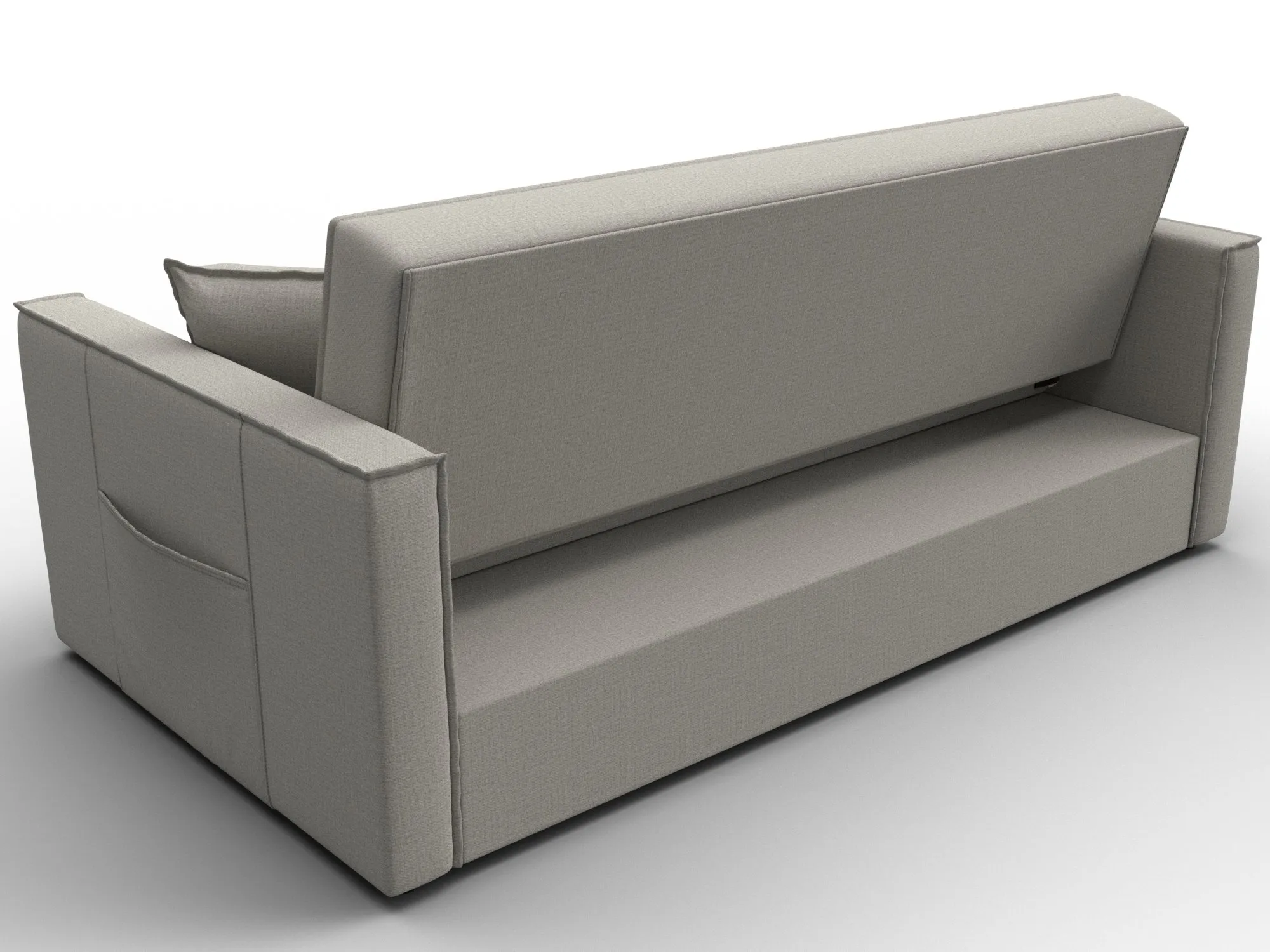 Диван прямой Лига-104 (160) ( Амур 02 бежевый )