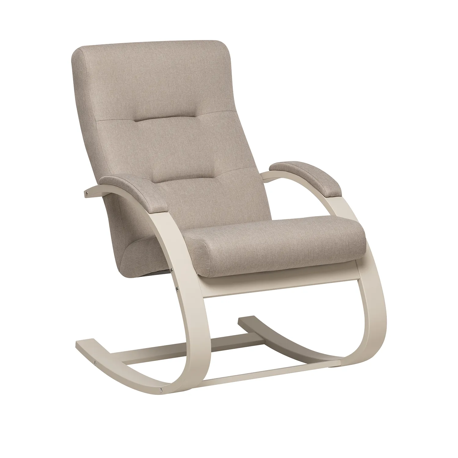 Кресло-качалка Leset Милано 2.0 (Слоновая кость/Malmo 05 (бежевый))