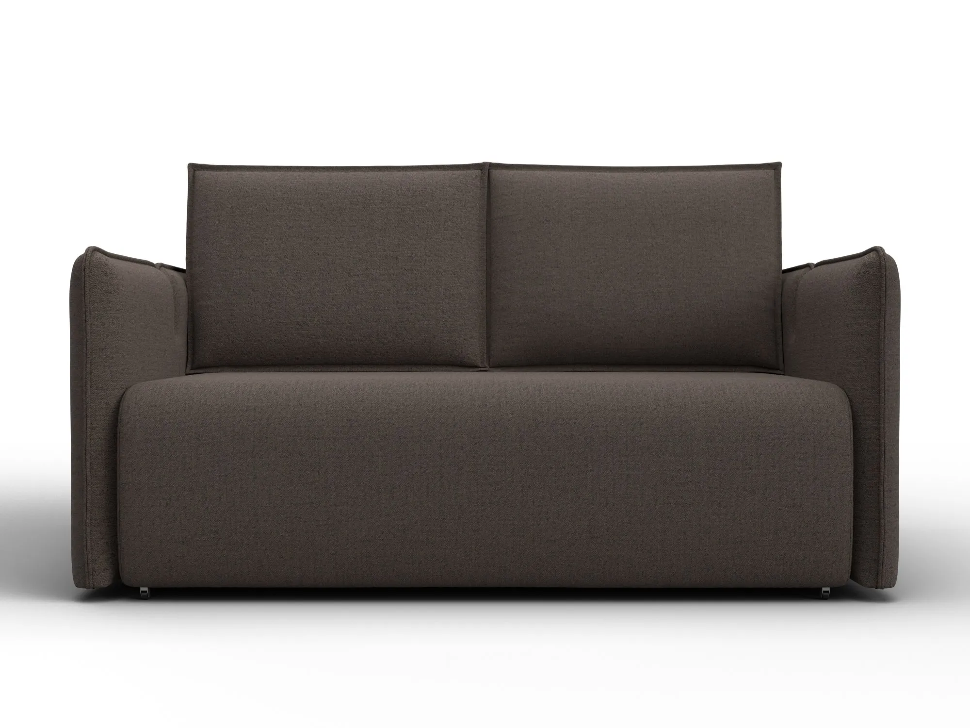 Диван прямой Лига-117 ( Амур 05 коричневый )