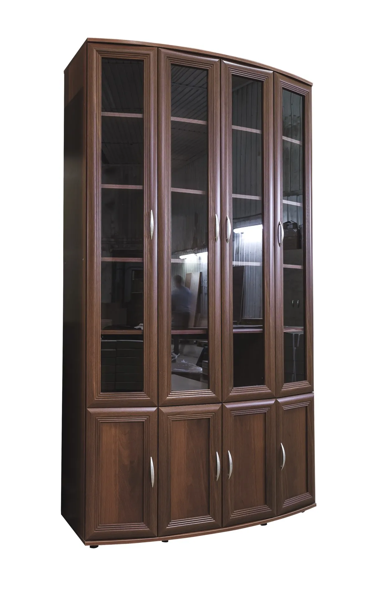 Шкаф для книг эркерный № 174