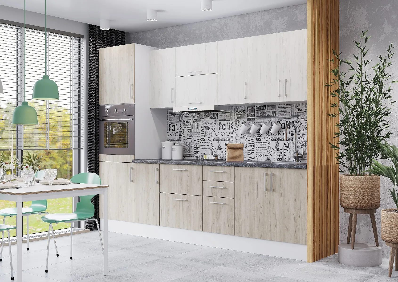 Кухня Европа 2,8 с пеналом