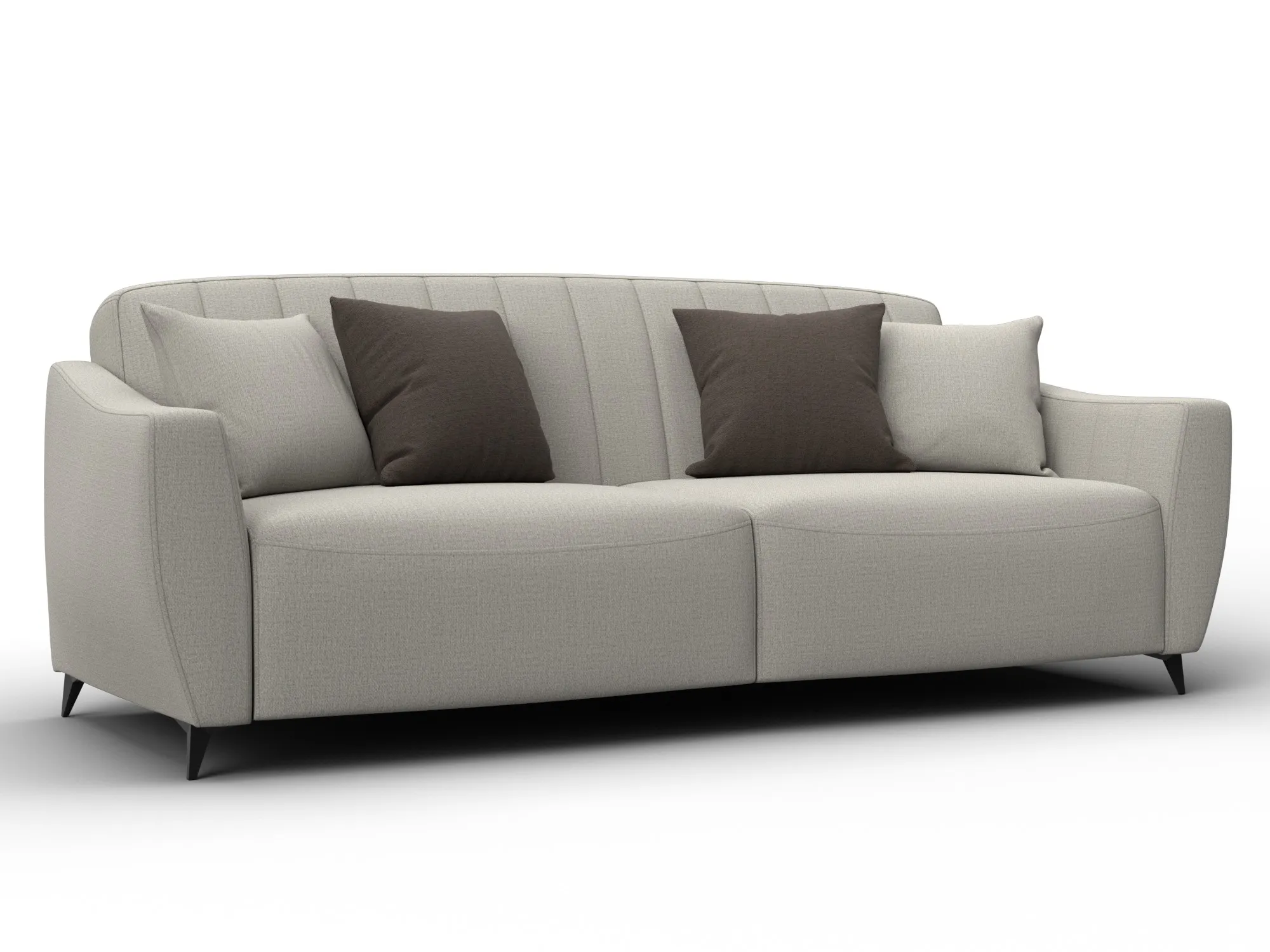 Диван-книжка Лига-095 НПБ ( Амур 02 бежевый )