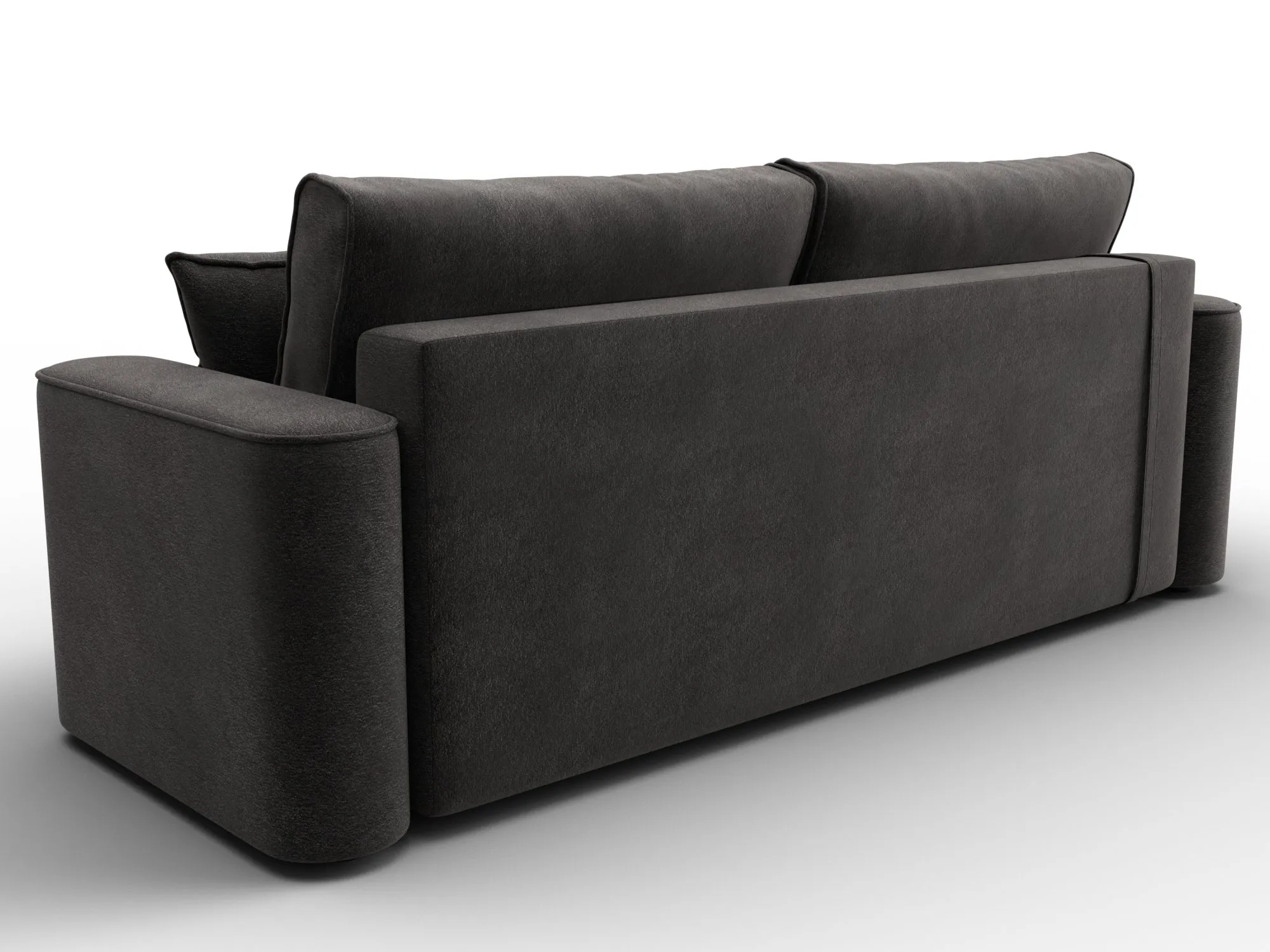 Диван прямой Лига-118 НПБ ( LAIM 10 темно-коричневый )