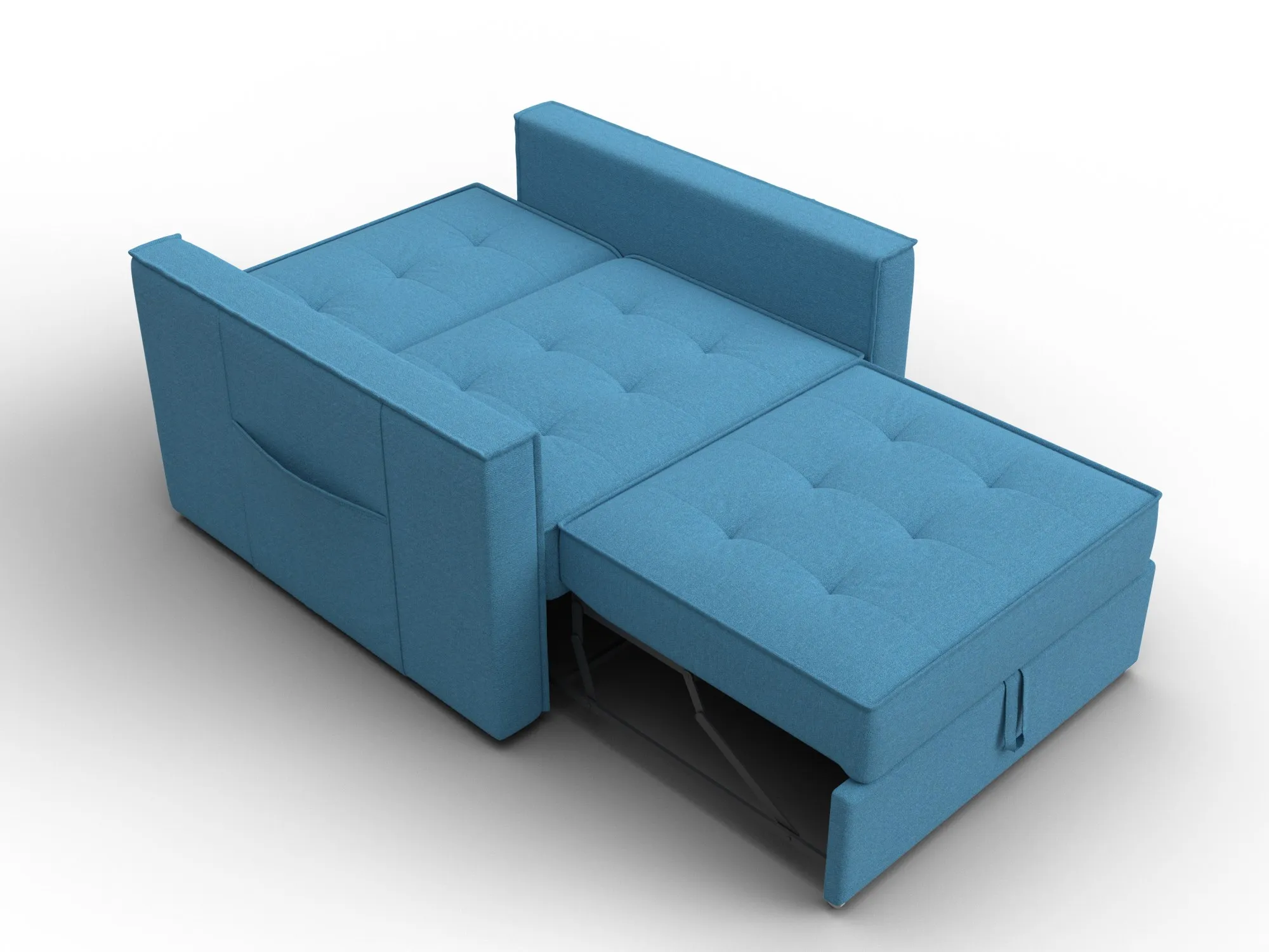 Кресло-кровать Лига-104 (80) ( Амур 10 голубой )