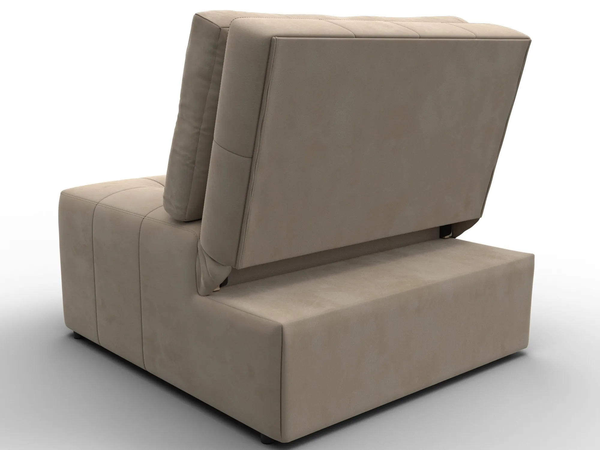 Кресло-кровать Лига-107 (80) ( SEVEN 729 бежевый )