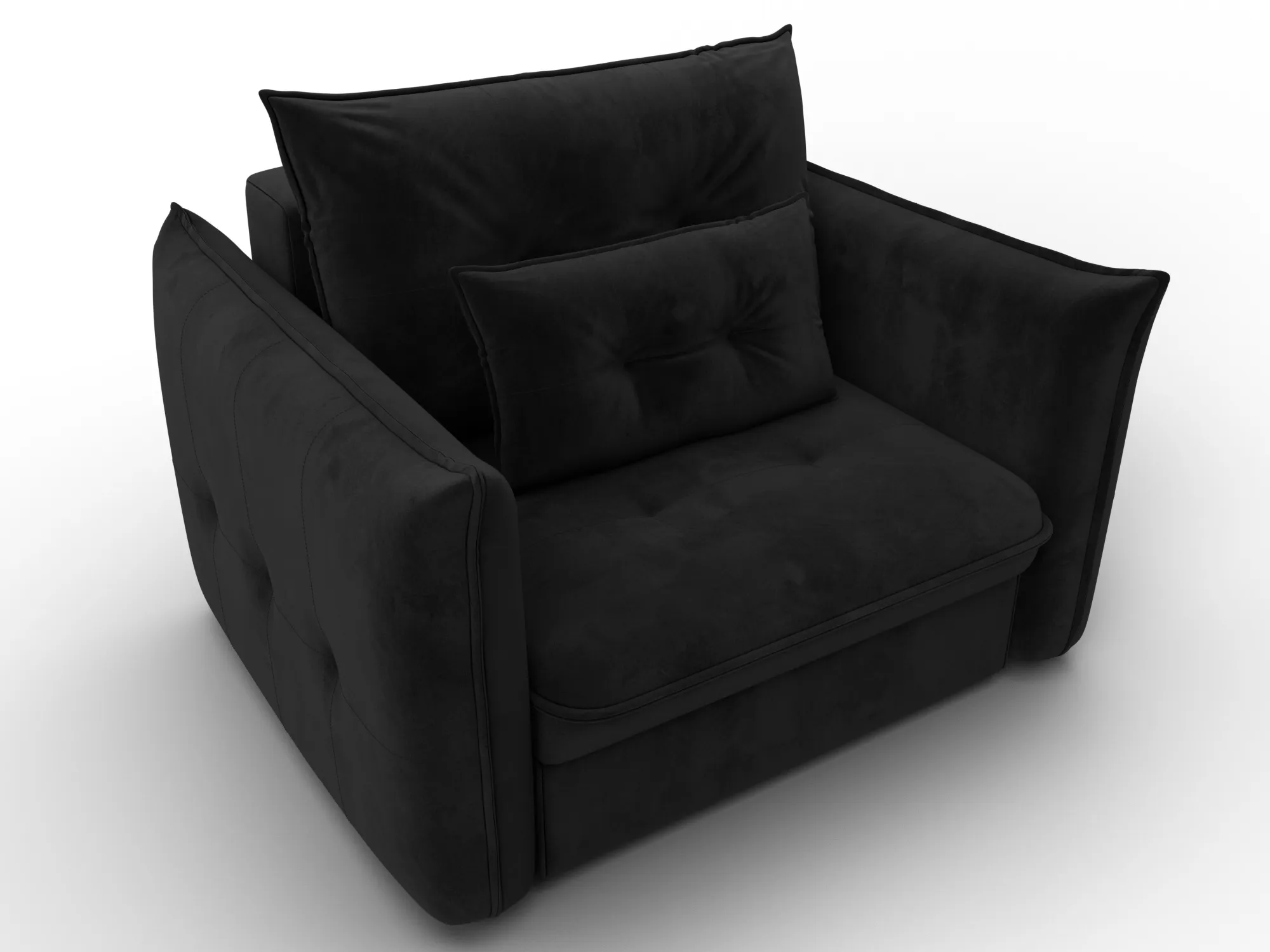 Кресло Лига-100 НПБ ( SEVEN 35 черный )