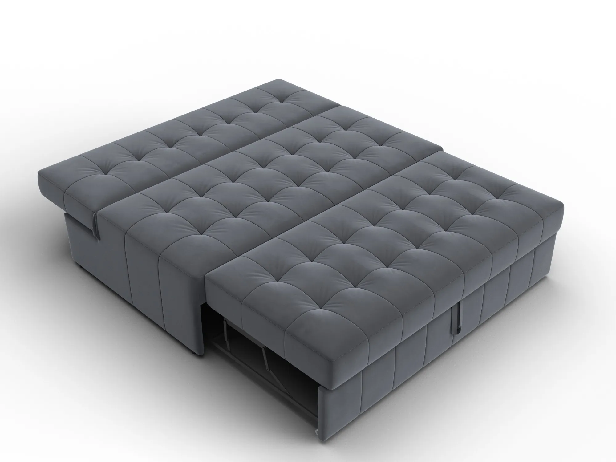 Диван прямой Лига-107 (140) ( SEVEN 17 серый )