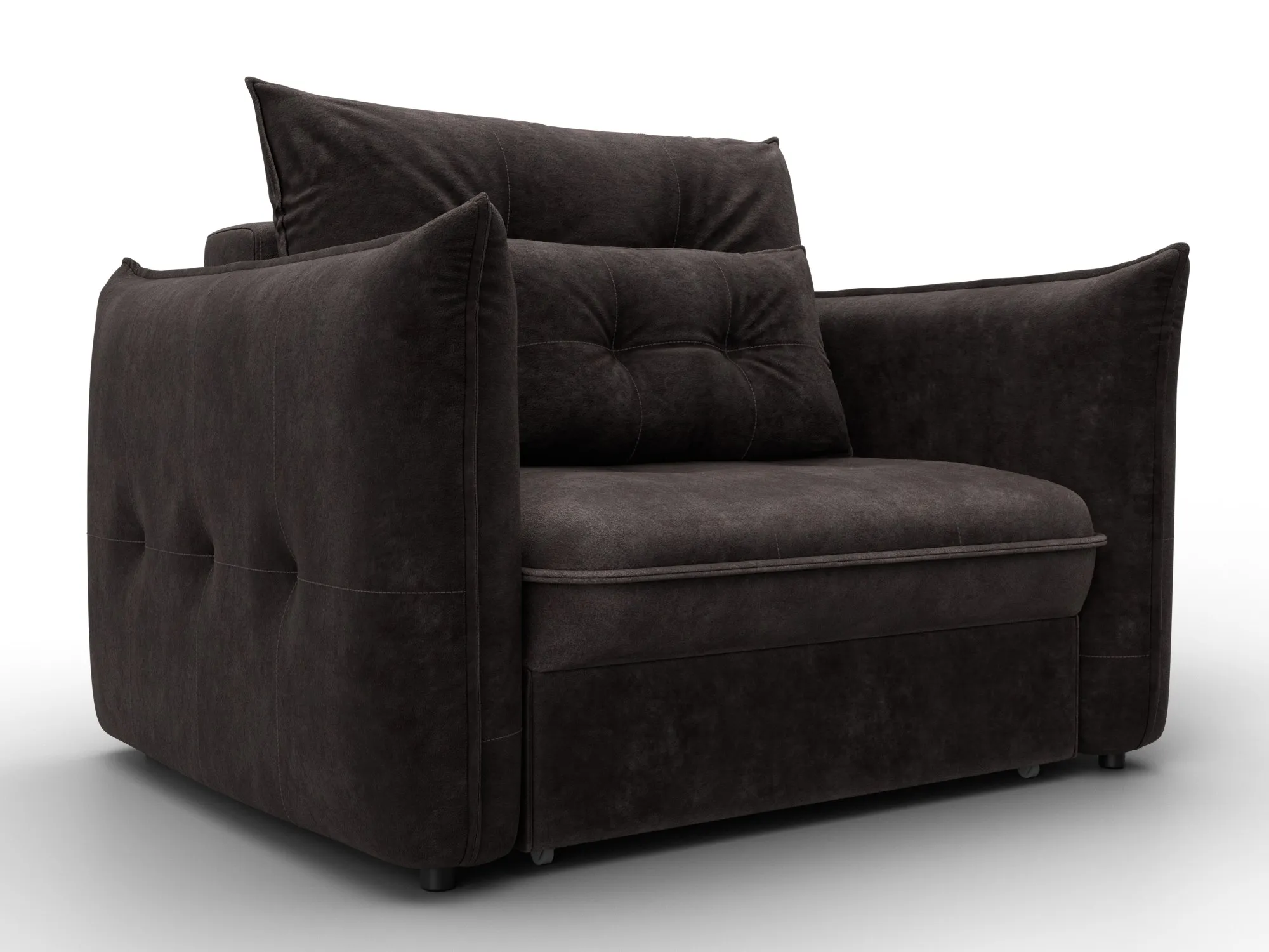 Кресло Лига-100 НПБ ( BRUT 17 коричневый )