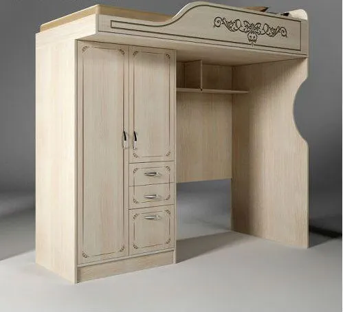 Кровать-чердак для детей Фанки Кидз Классика ФКК-4/1