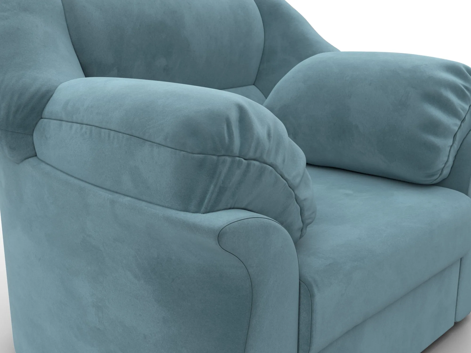 Кресло Карнелла ( SEVEN 113 бирюзовый )