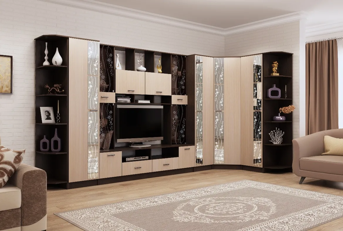 Гостиная  САБИНА Композиция № 4 Венге-Белфорт