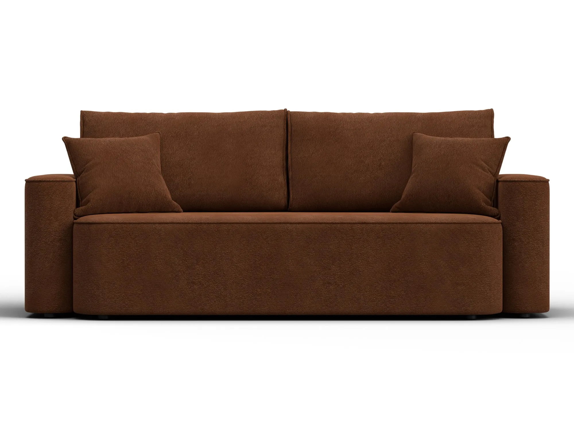 Диван прямой Лига-118 НПБ ( LAIM 14 терракотовый )