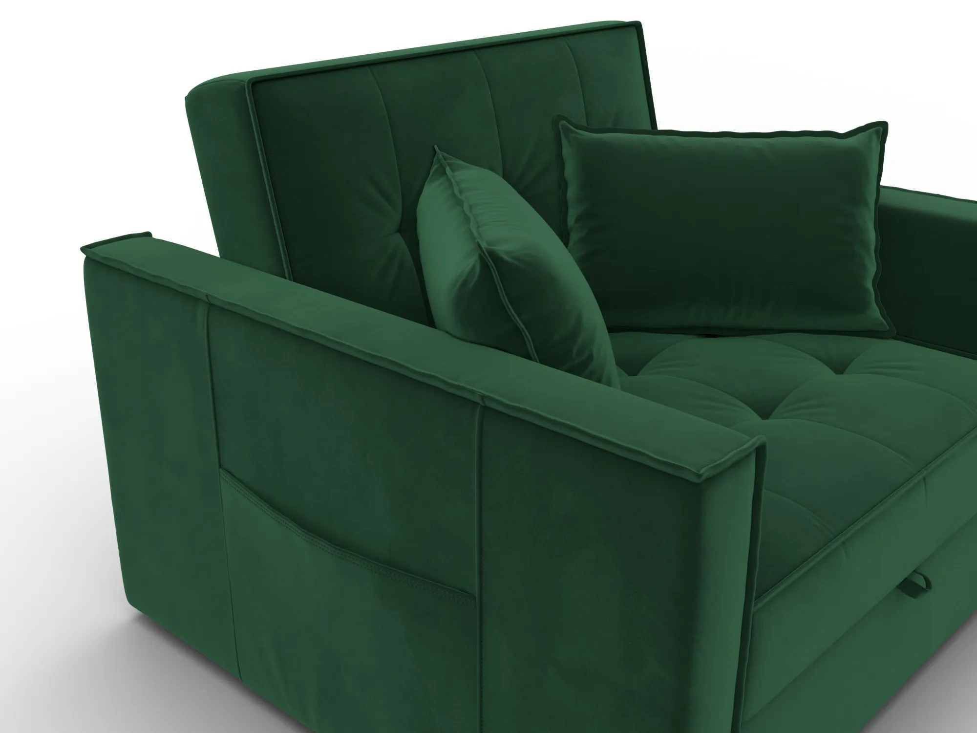 Кресло-кровать Лига-104 (80) ( SEVEN 626 зеленый )